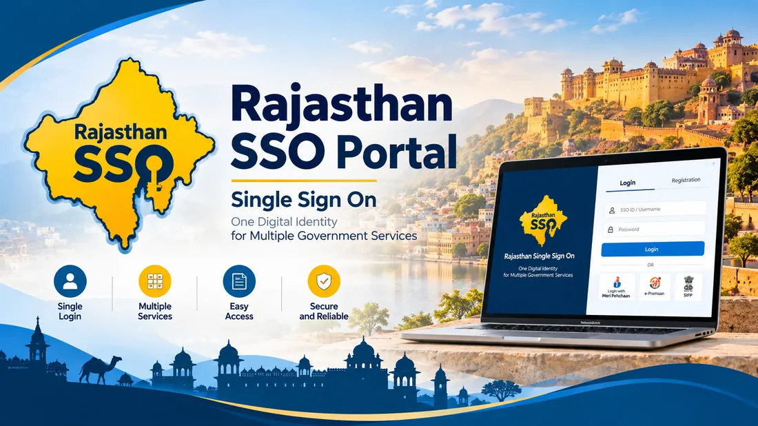 Rajasthan SSO Portal (RajSSO) – Unified Login, Registration & Services